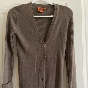 Brown Cardigan - Tory Burch - Size S